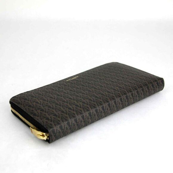 Saint Laurent YSL Men's Black/Brown Leather Zip Around Wallet - Picture 7 of 10